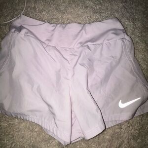 Nike dry fit shorts light pink